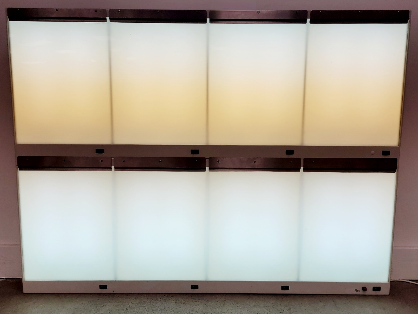 Image of PLH Medical LTD Large Wall Mounted X-Ray Light Box 147x12x110 cm LxWxH 