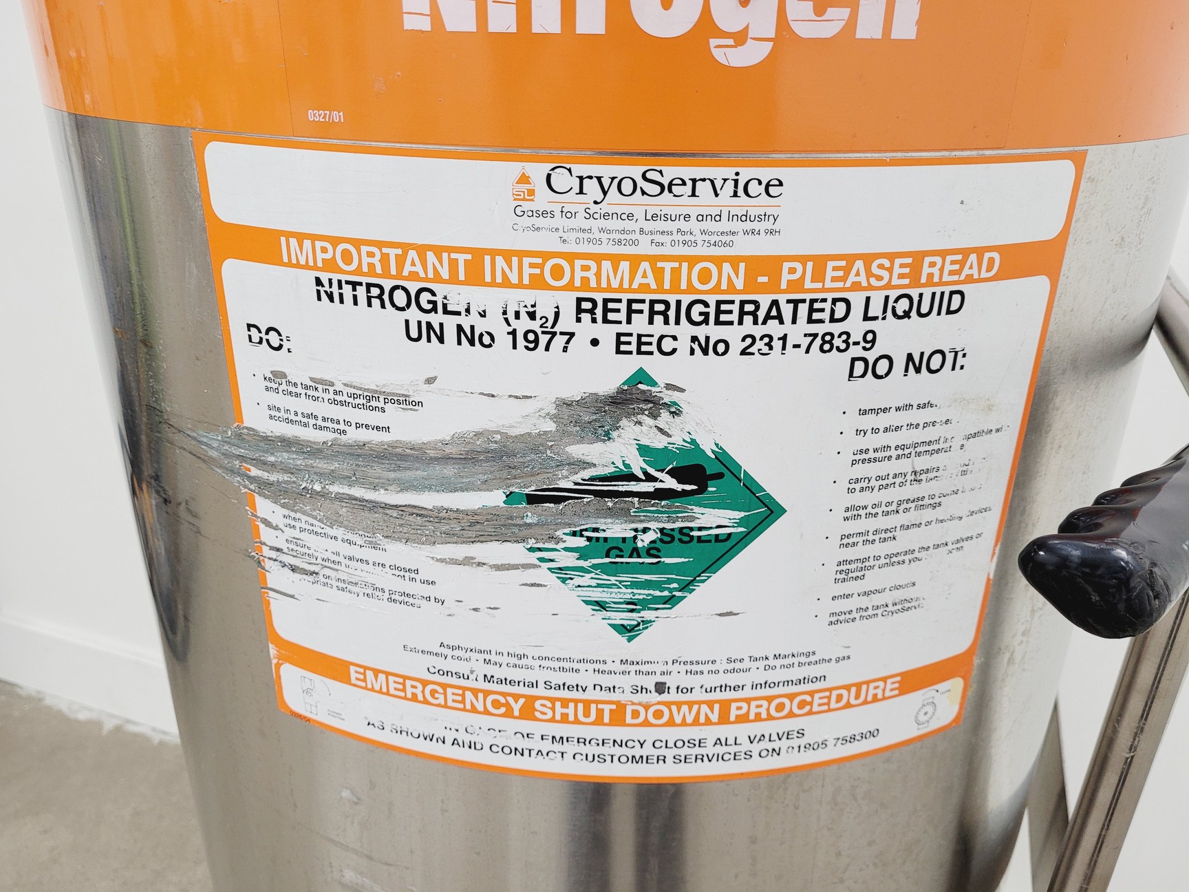 Image of Statebourne Cryogenics CS240 240L Vacuum-insulated Cryogenic Storage Vessel
