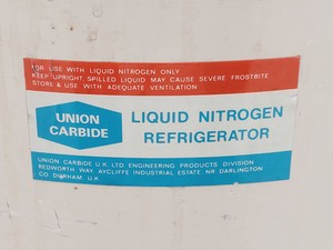Thumbnail image of Union Carbide Liquid Nitrogen Refrigerator