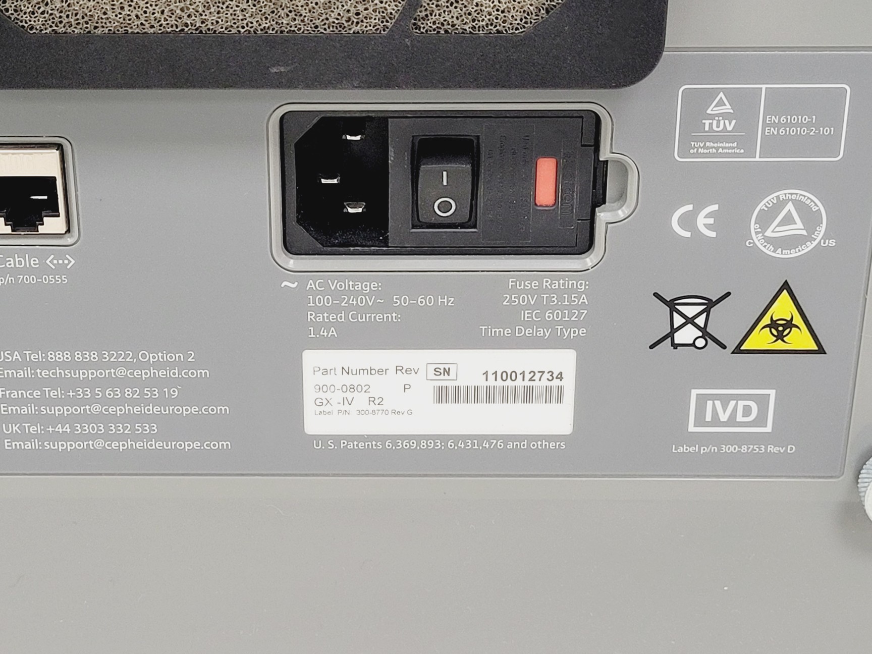 Image of Cepheid GeneXpert IV PCR Machine