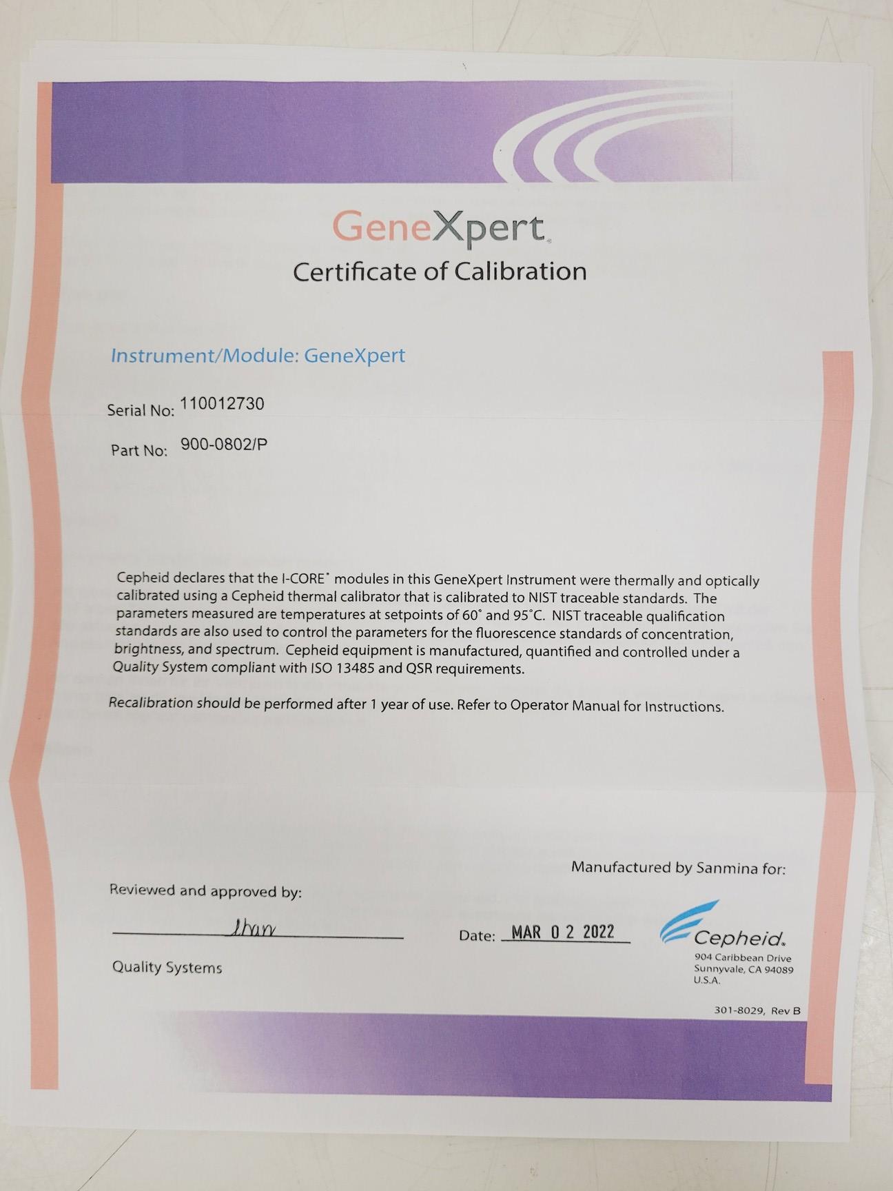 Image of Cepheid GeneXpert IV PCR Machine