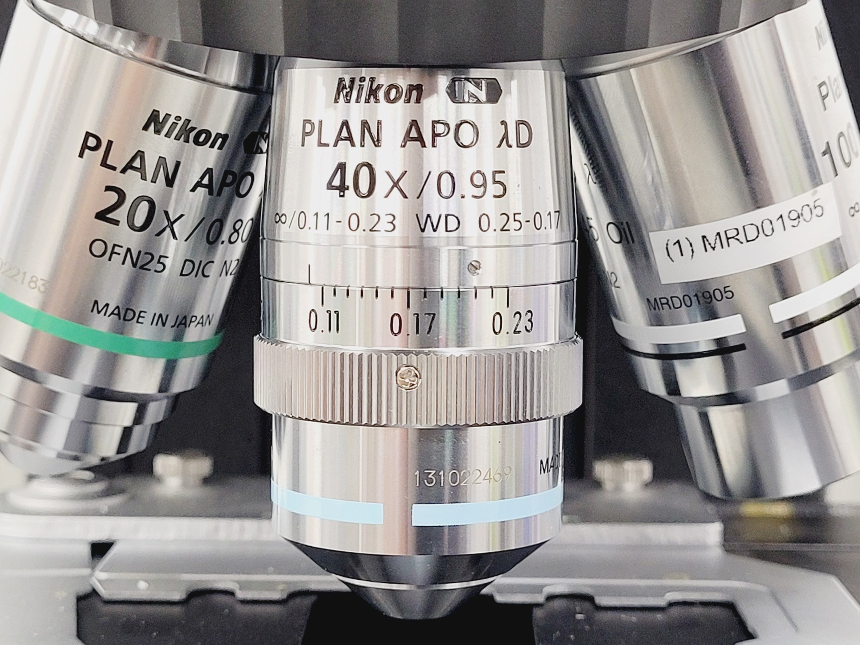 Image of Nikon Eclipse Ni-U Compound Microscope w/ 6 x Objectives 2/4/10/20/40/100x Lab