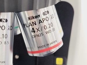 Thumbnail image of Nikon Eclipse Ni-U Compound Microscope w/ 6 x Objectives 2/4/10/20/40/100x Lab