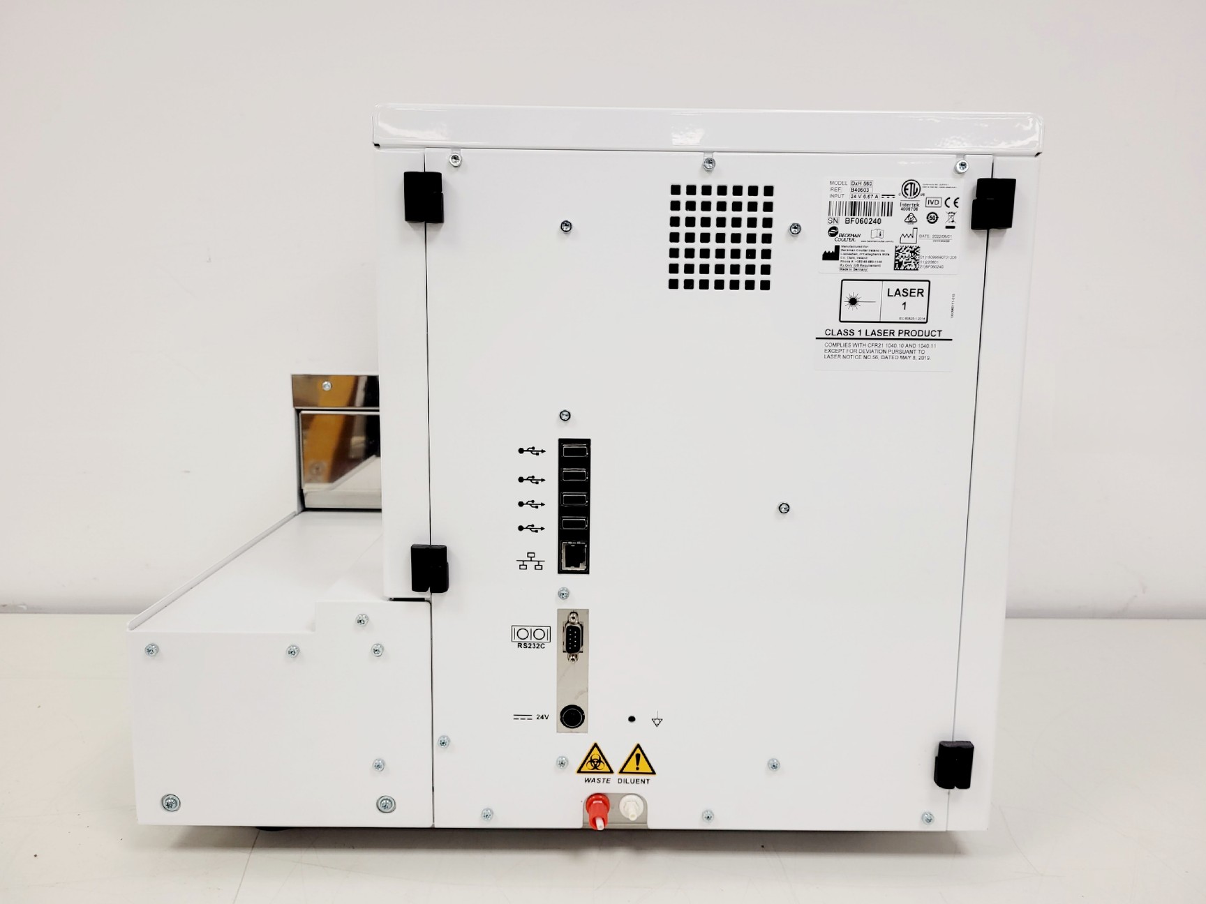 Image of Beckman DxH 560 Autoloader Hematology Analyzer
