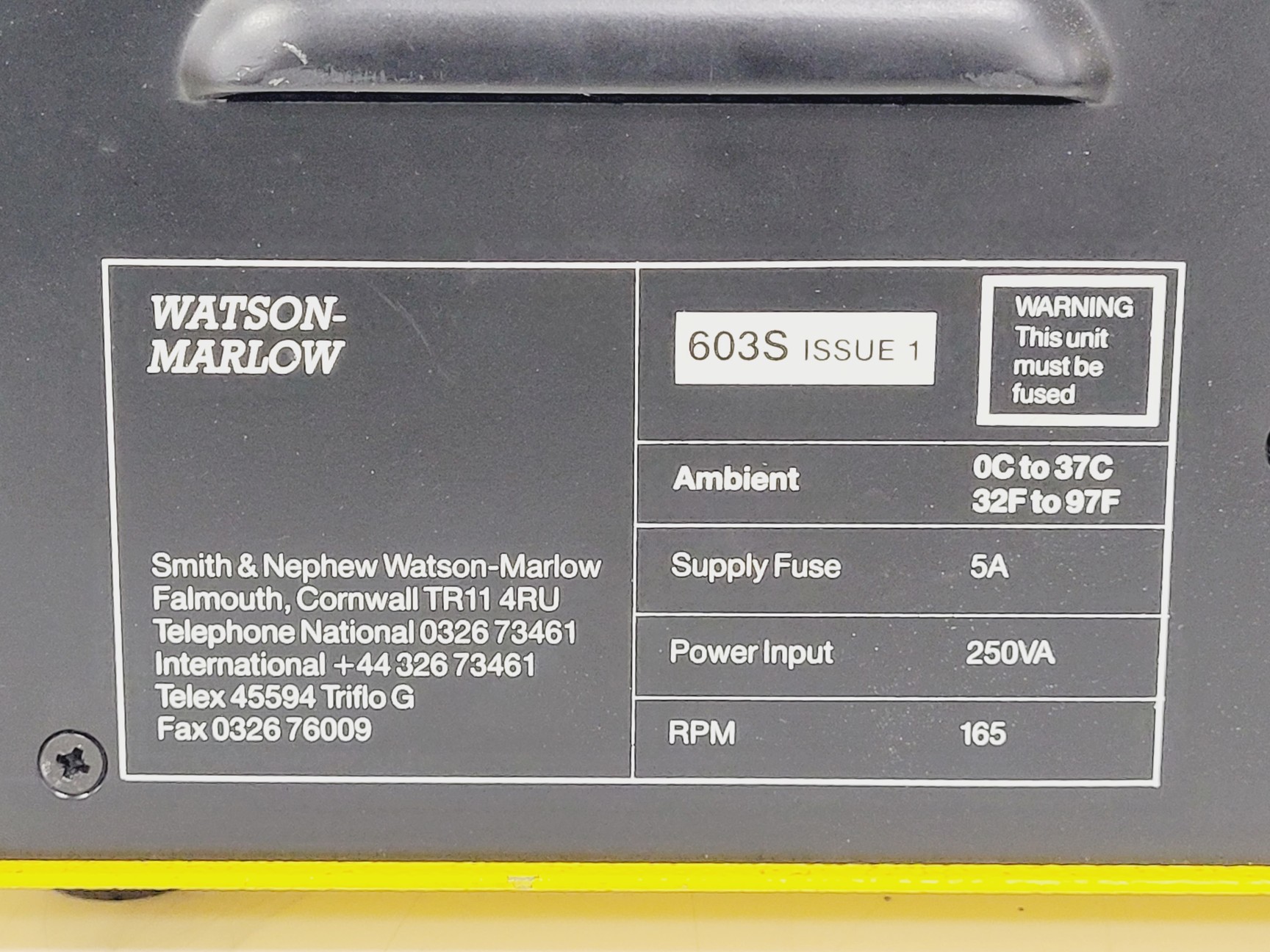 Image of Watson Marlow 603S Peristaltic Pump