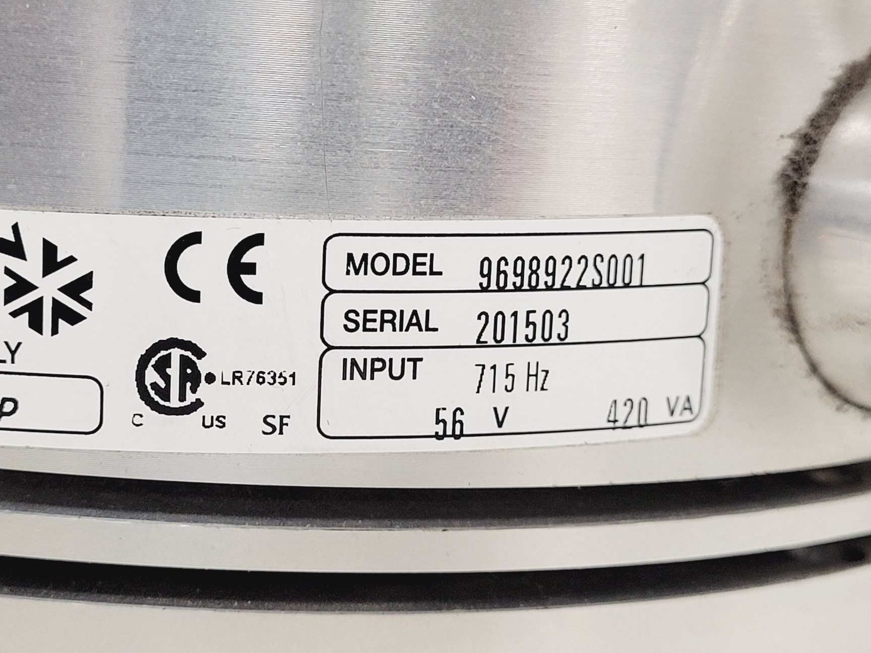 Image of Varian 9698922S001 TV 551 Navigator Turbomolecular Pump