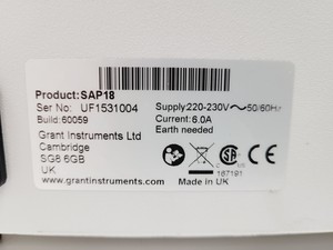 Thumbnail image of Grant Sub Aqua Pro Model SAP18 Water Bath