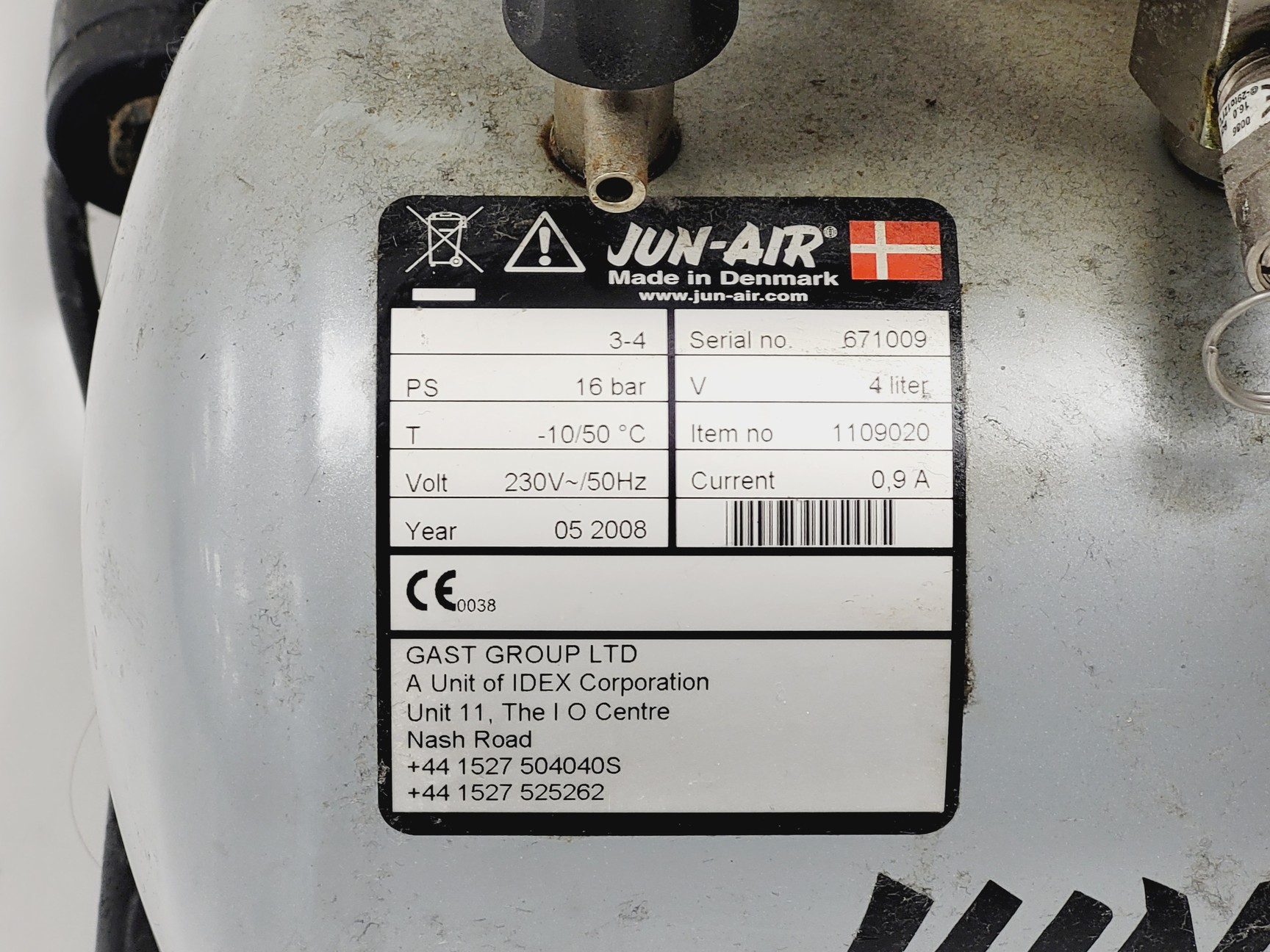 Image of Jun-Air Model 3 Air Compressor 