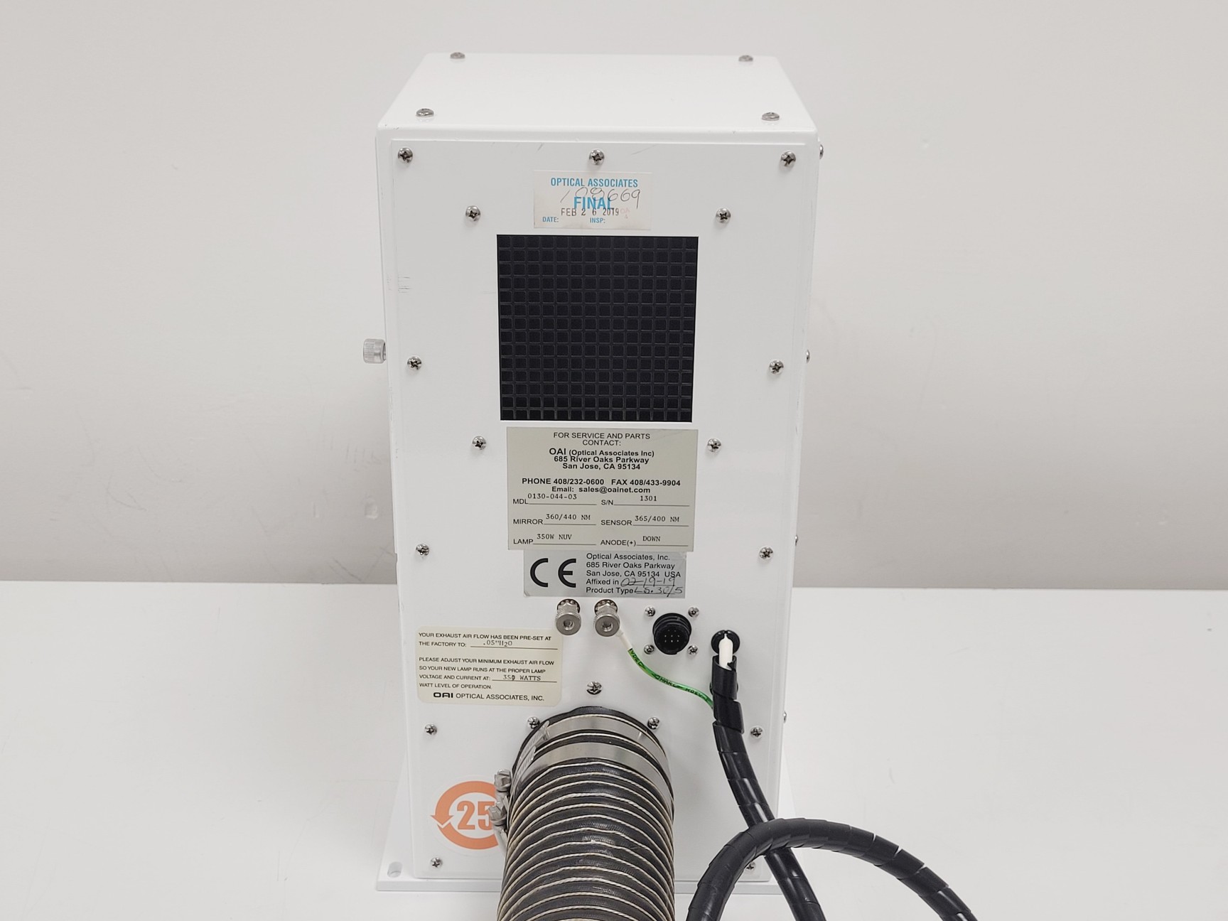 Image of OAI UV Exposure System, 2105C2 Controller & OAI150 Exposure Timer