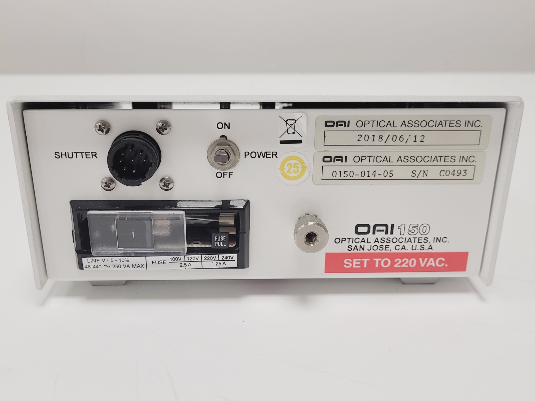 Image of OAI UV Exposure System, 2105C2 Controller & OAI150 Exposure Timer