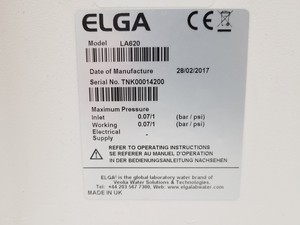 Thumbnail image of ELGA Purelab Option Option-S 7 Water Purifier & DV 35 Reservoir