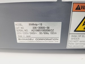 Thumbnail image of Shimadzu IRAffinity-1S Infrared Spectrophotometer