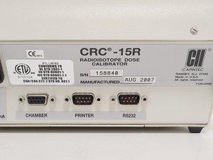 Thumbnail image of Capintec CRC-15R Radioisotope Dose Calibrator and Ionization Chamber CRC-15R