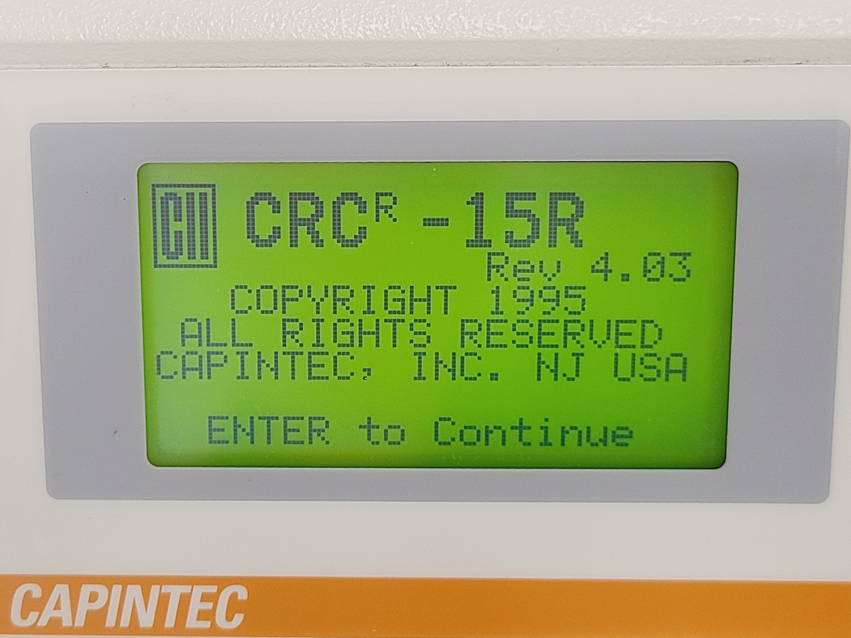 Image of Capintec CRC-15R Radioisotope Dose Calibrator and Ionization Chamber CRC-15R