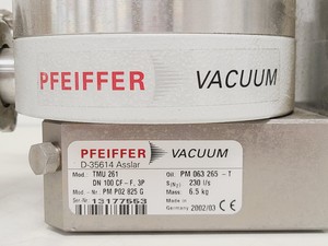 Thumbnail image of Pfeiffer HiPace Turbo Molecular Pump Models TMU 261/TC600/PM Z01 252 A