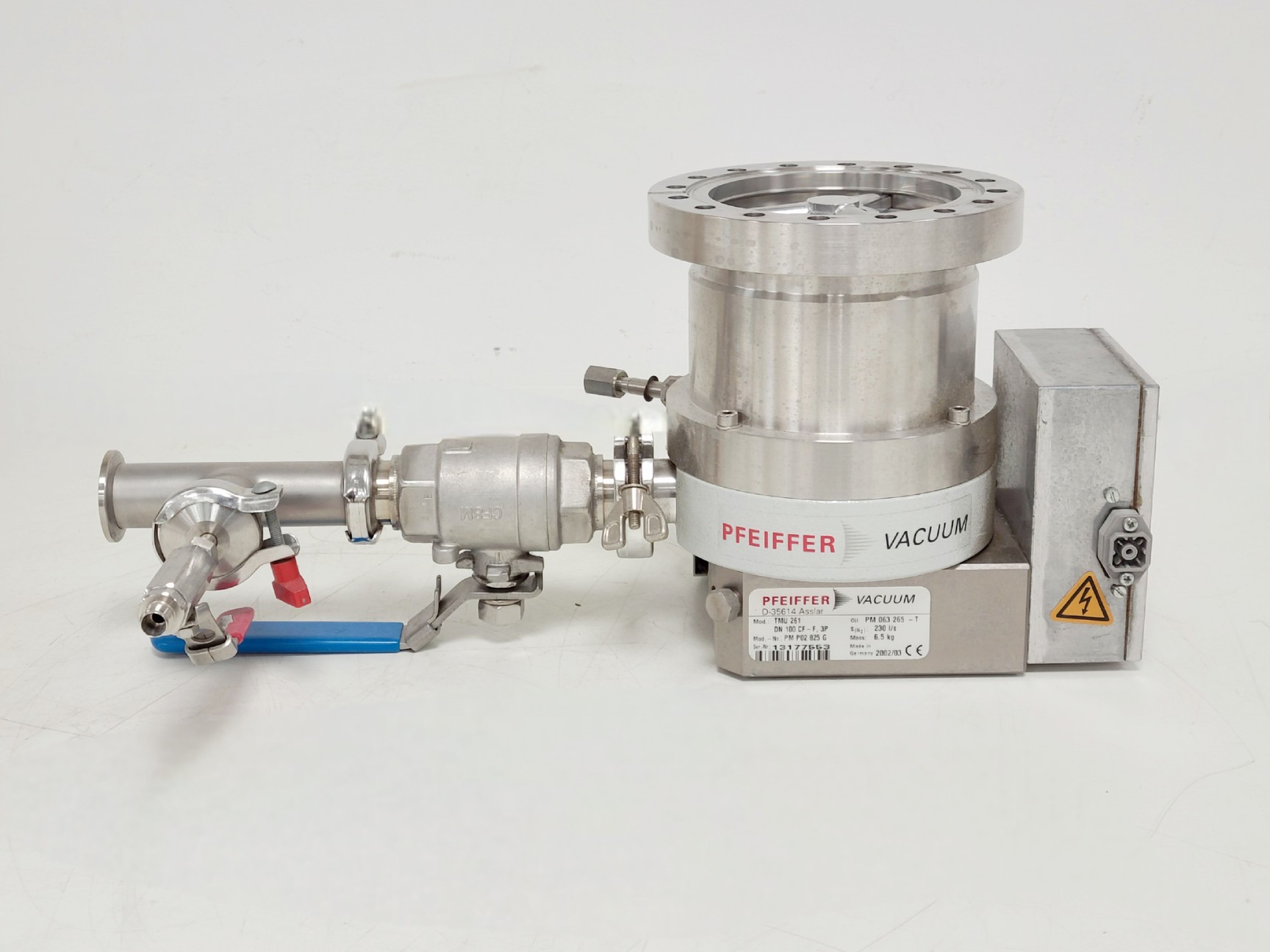 Image of Pfeiffer HiPace Turbo Molecular Pump Models TMU 261/TC600/PM Z01 252 A