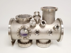 Thumbnail image of Stainless Steel UHV Vacuum Chamber with Multiple CF Ports