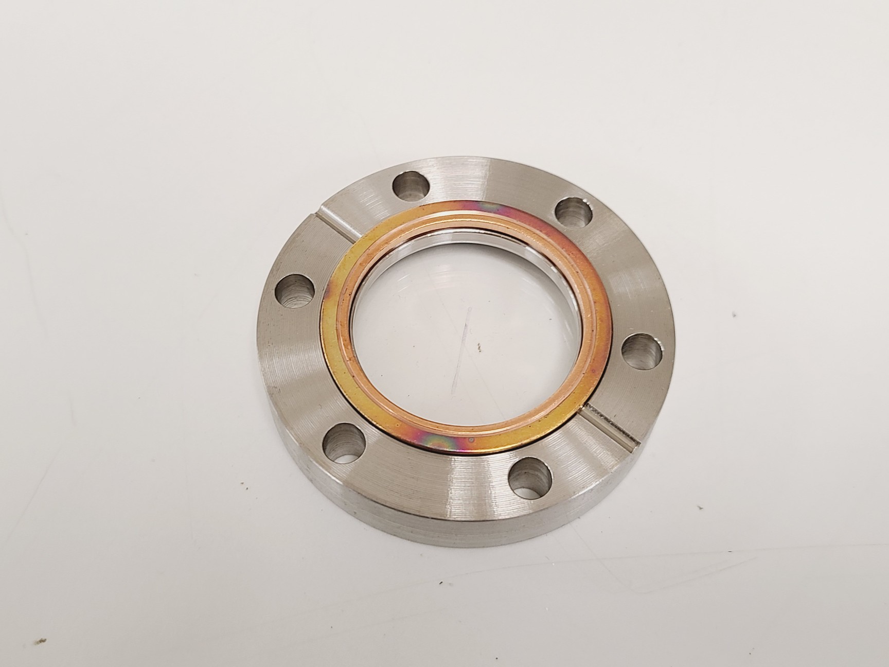 Image of Stainless Steel UHV Vacuum Chamber with Multiple CF Ports