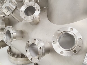 Thumbnail image of Stainless Steel UHV Vacuum Chamber with Multiple CF Ports