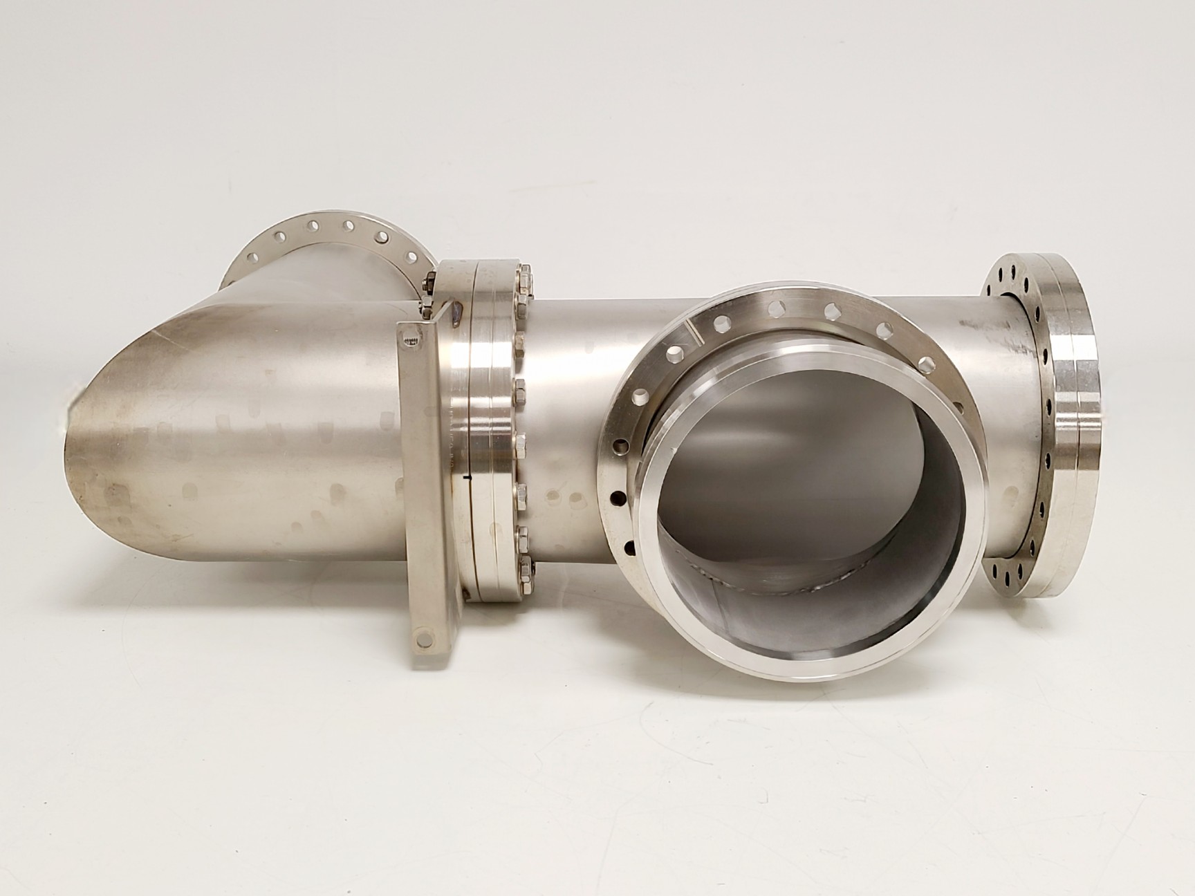 Image of MDC MFG Inc. Stainless Steel UHV Chamber Tee Section with CF Flanges