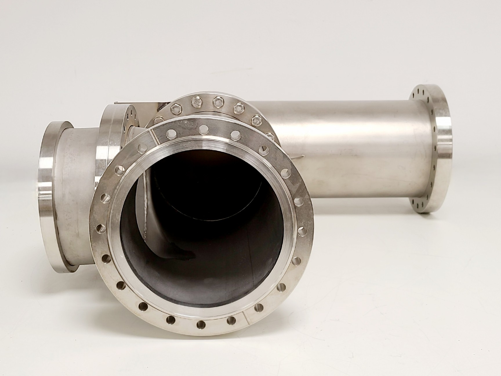 Image of MDC MFG Inc. Stainless Steel UHV Chamber Tee Section with CF Flanges
