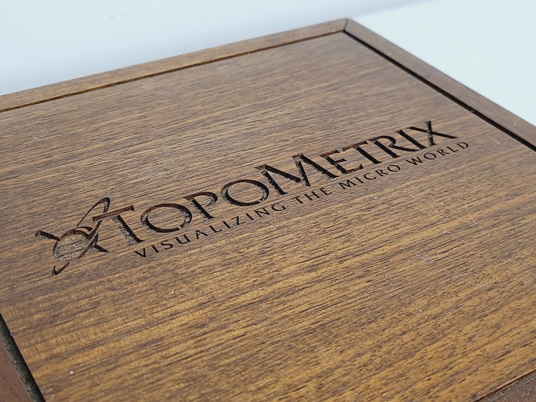 Image of TopoMetric Explorer Atomic Force Microscope (AFM) Scanner Unit w/ Wooden Box