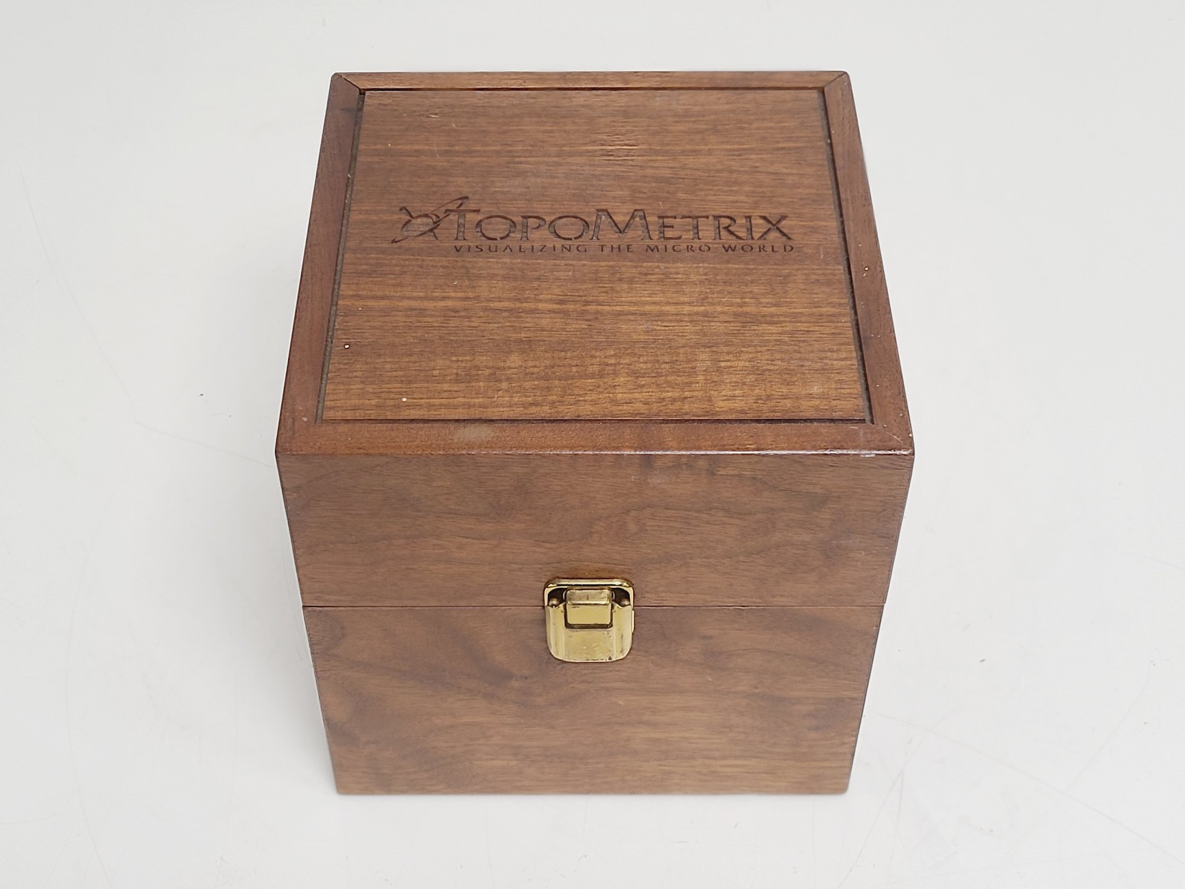 Image of TopoMetric Explorer Atomic Force Microscope (AFM) Scanner Unit w/ Wooden Box