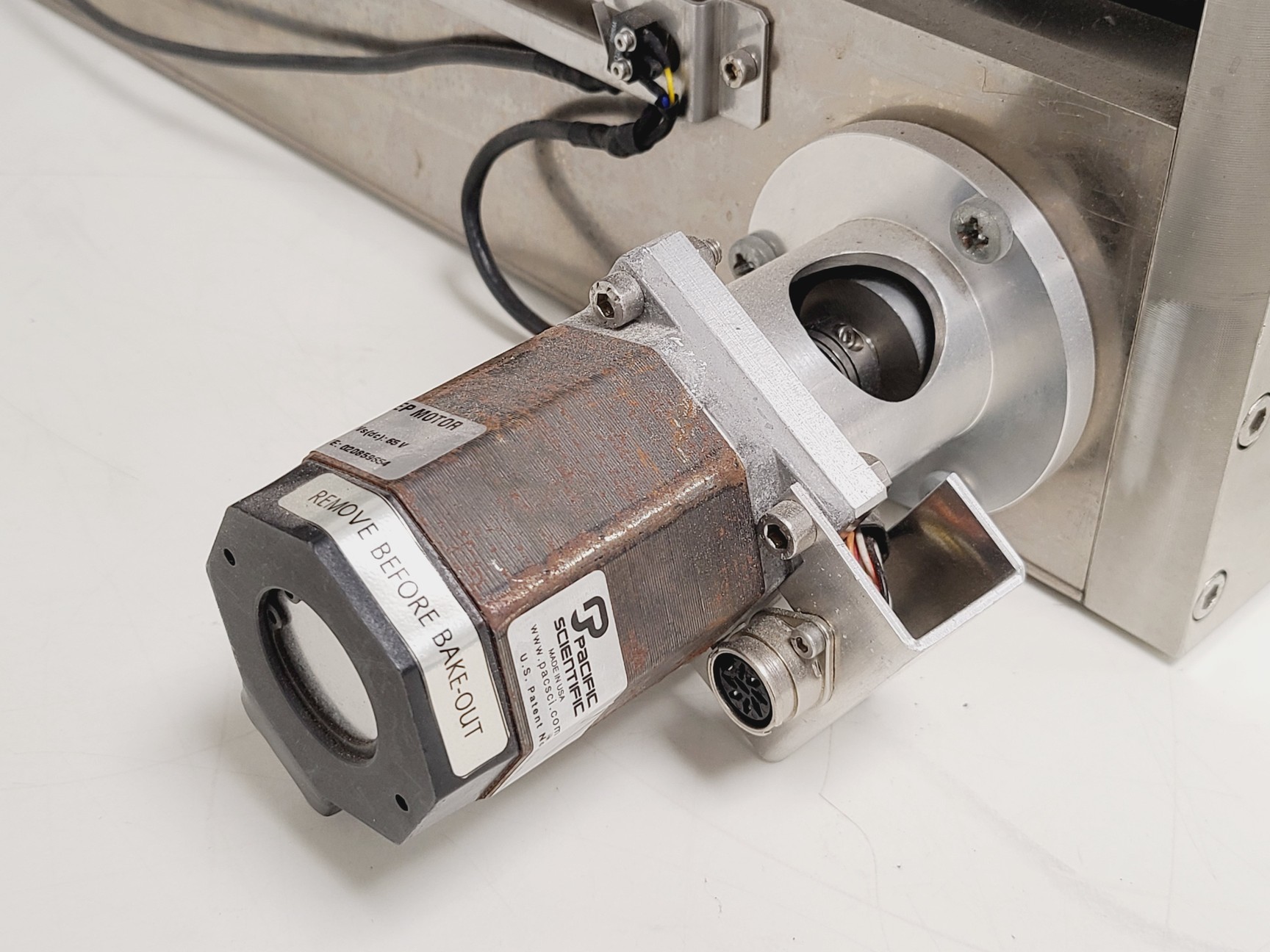 Image of MDC MFG Inc. Stainless Steel Substrate Stage w/ Stepper Motor