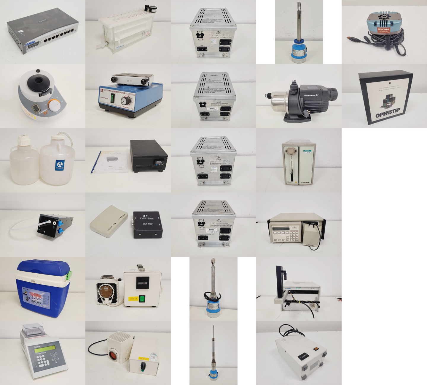 Image of Job Lot of Mixed Benchtop Lab Equipment - Grant, Braun, Jenway, ELGA