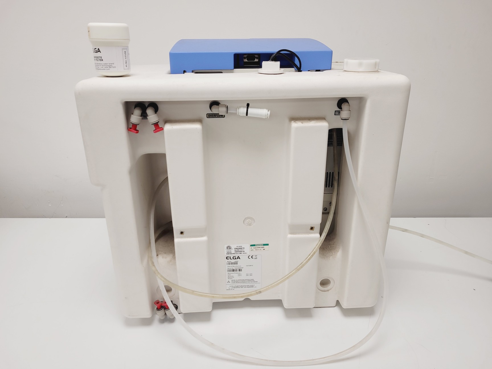 Image of ELGA PURELAB Option-S 7 Water Purifier System & DV 35 Reservoir