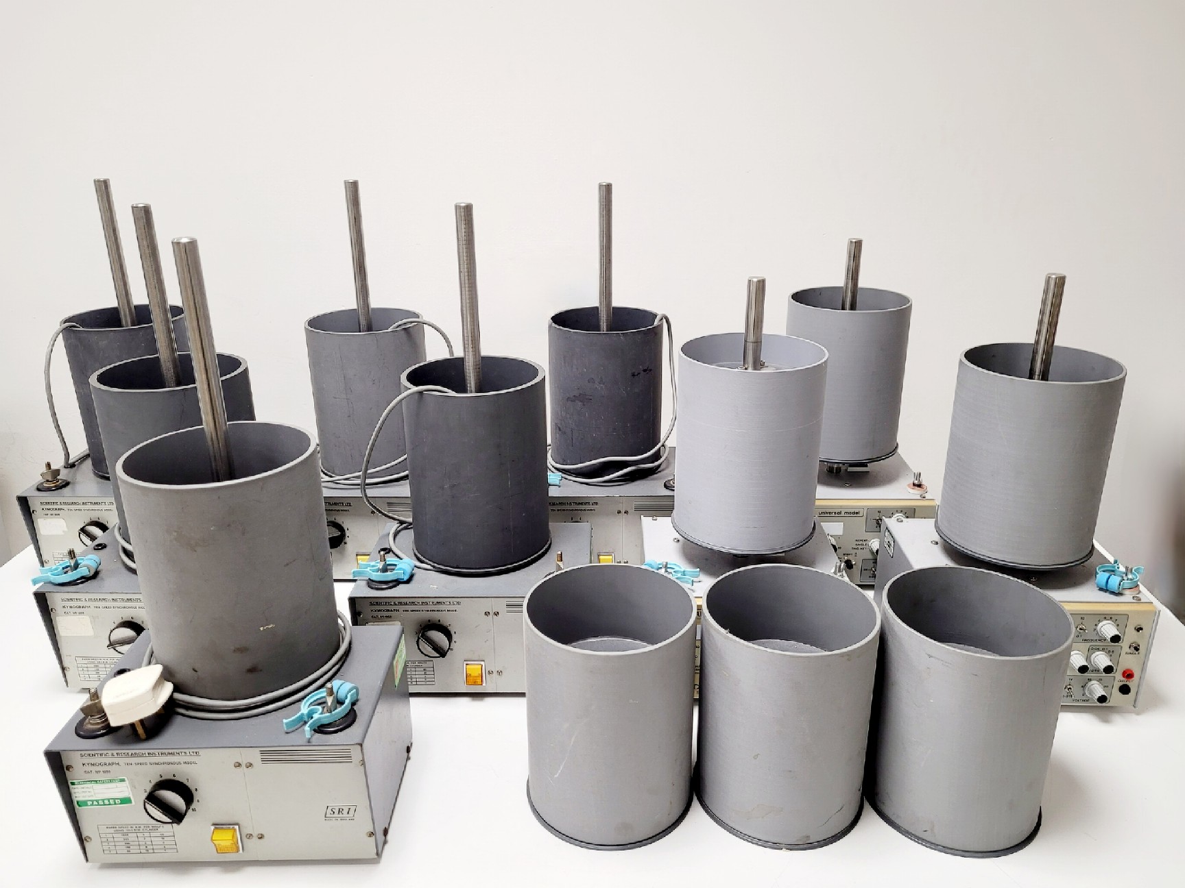 Image of Job Lot of 8x Harvard Spirometers, 9x Kymographs & Accessories