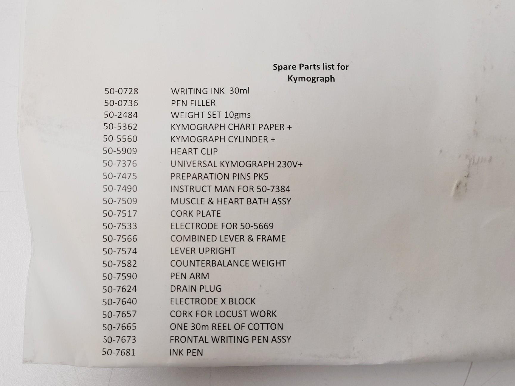 Image of Job Lot of 8x Harvard Spirometers, 9x Kymographs & Accessories