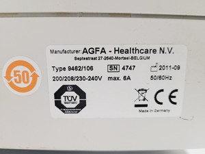 Thumbnail image of AGFA Curix 60 Tabletop X-Ray Film Processor Lab