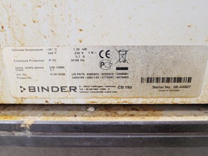 Thumbnail image of Binder CB 150 Floorstanding Incubator
