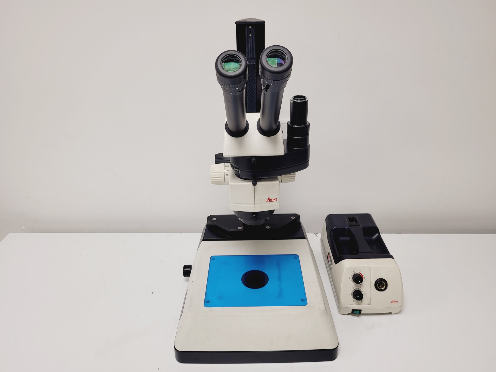 Image of Leica M60 Stereo Microscope, CLS 150 X Light Source, & MPS 60 Interface Panel