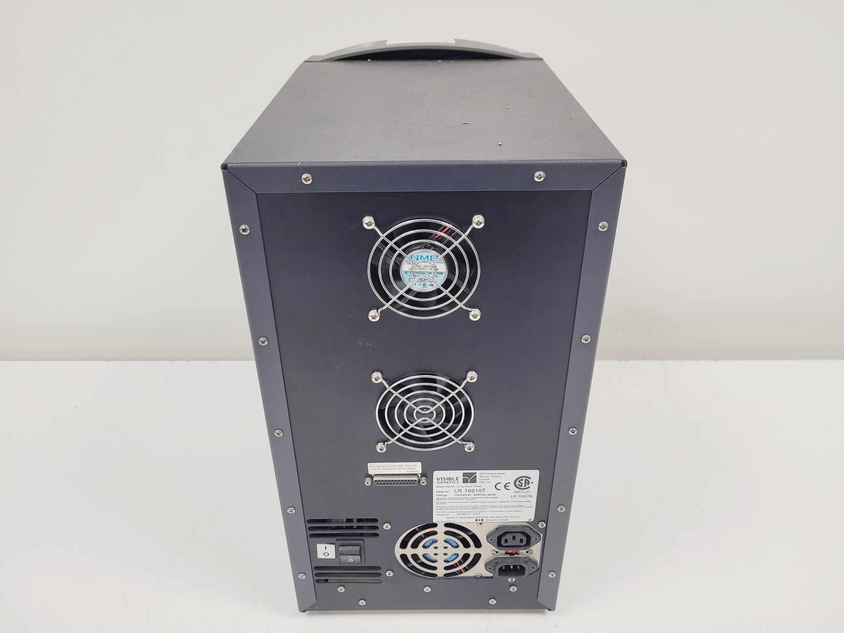 Image of Visible Genetics Long-Read Tower DNA Sequencer