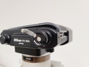 Thumbnail image of Nikon Optiphot Microscope w/ Microflex HFX-II & FX-35A Attachments