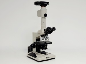 Thumbnail image of Nikon Optiphot Microscope w/ Microflex HFX-II & FX-35A Attachments