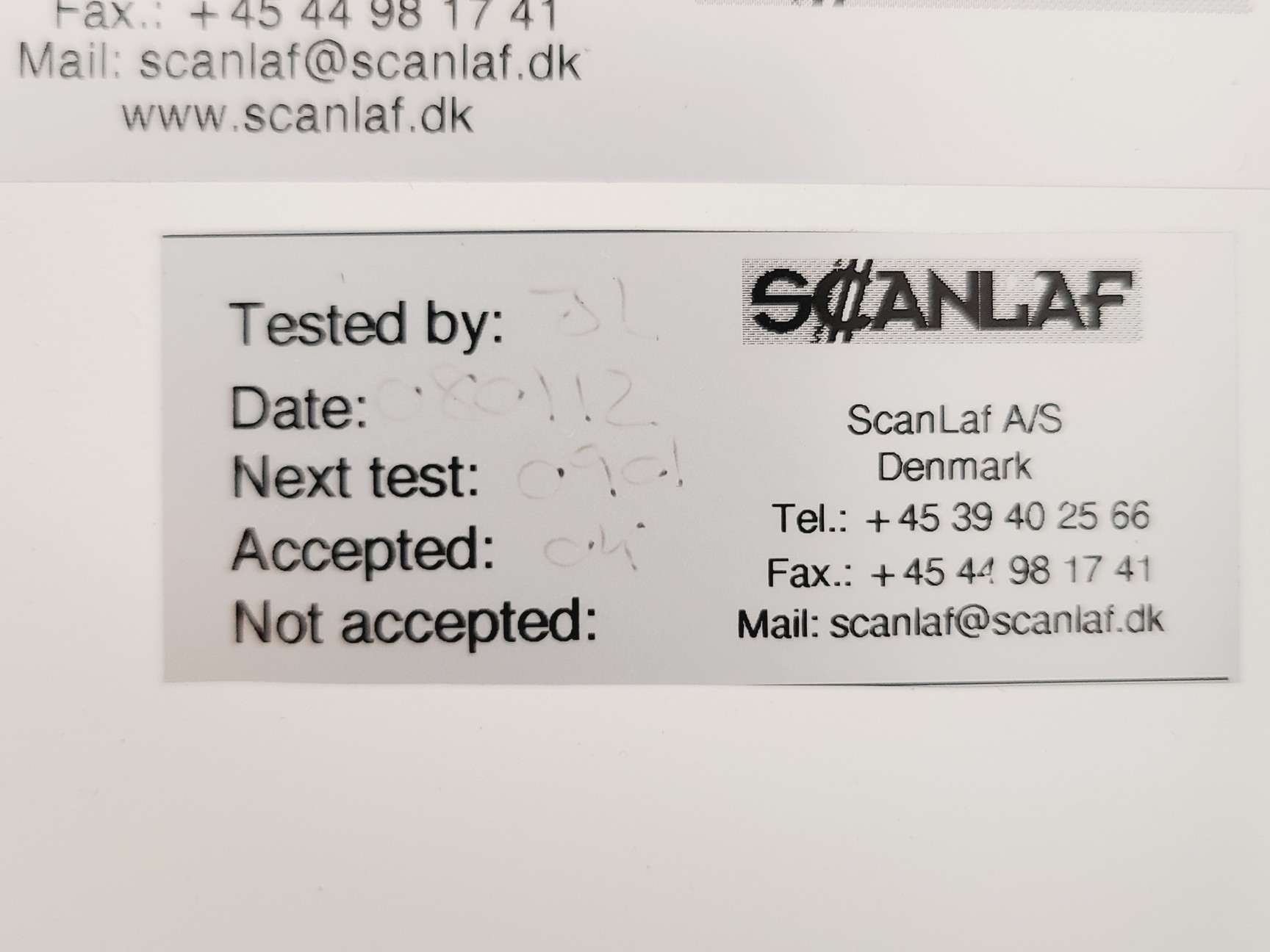 Image of Scanlaf Mars 1200 Class II Biological Safety Cabinet with Stand