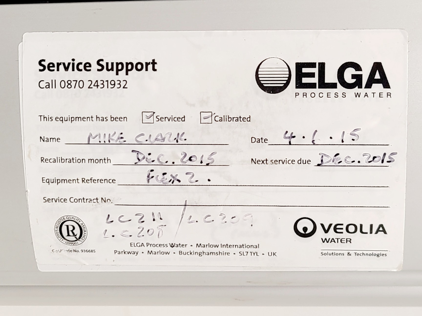 Image of ELGA PureLab Flex Model-PF2XXXXM1