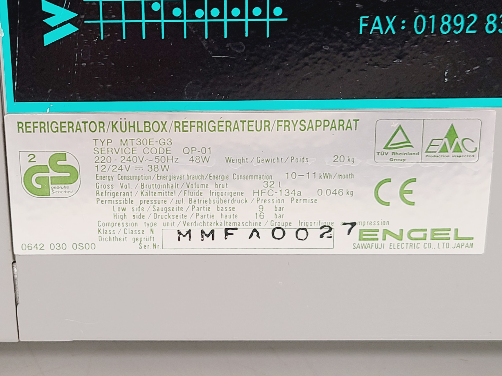 Image of Engel MT30E-G3 Portable Refrigerator