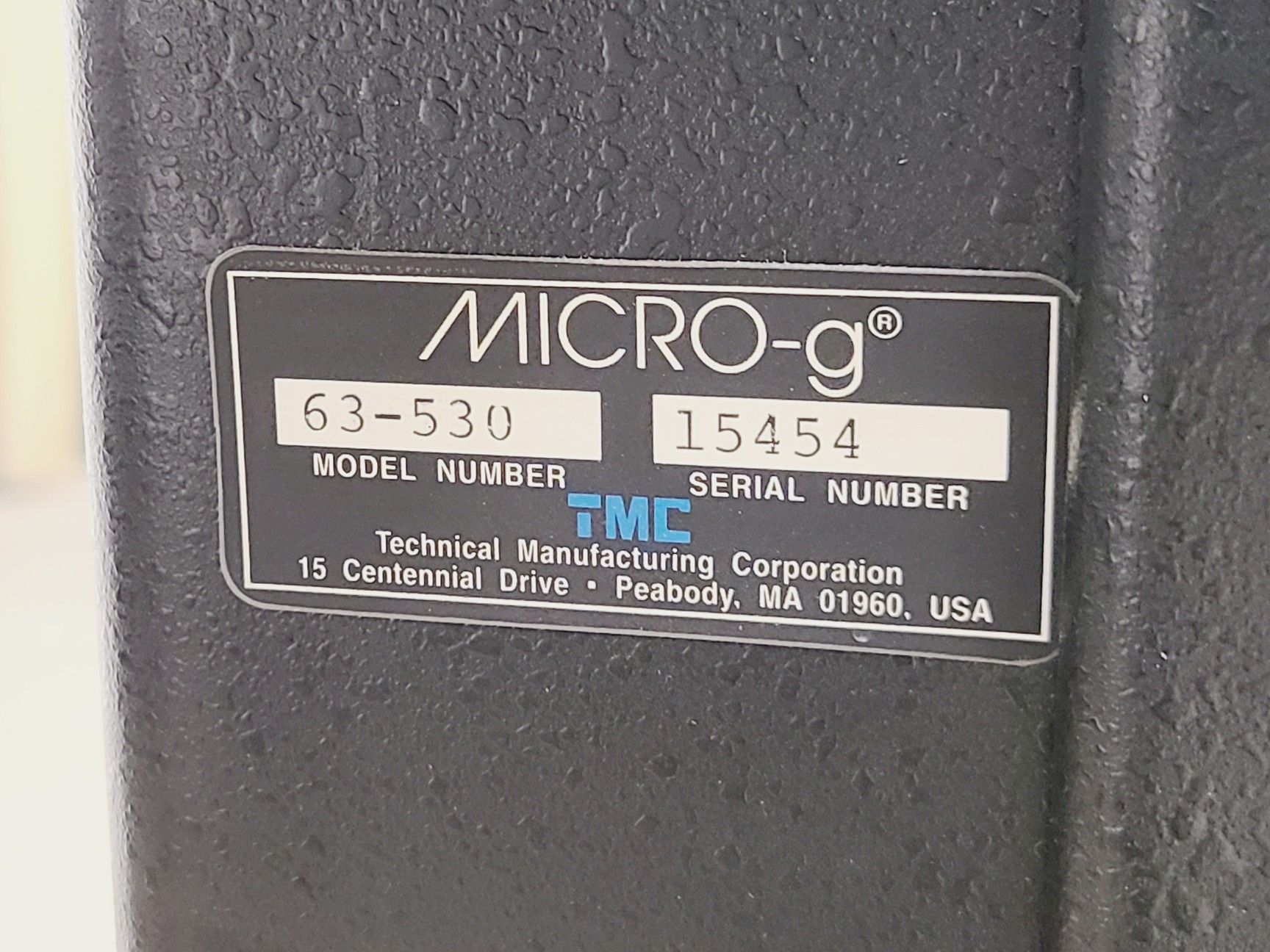 Image of TMC MICRO-g Anti-Vibration Table Model 63-530