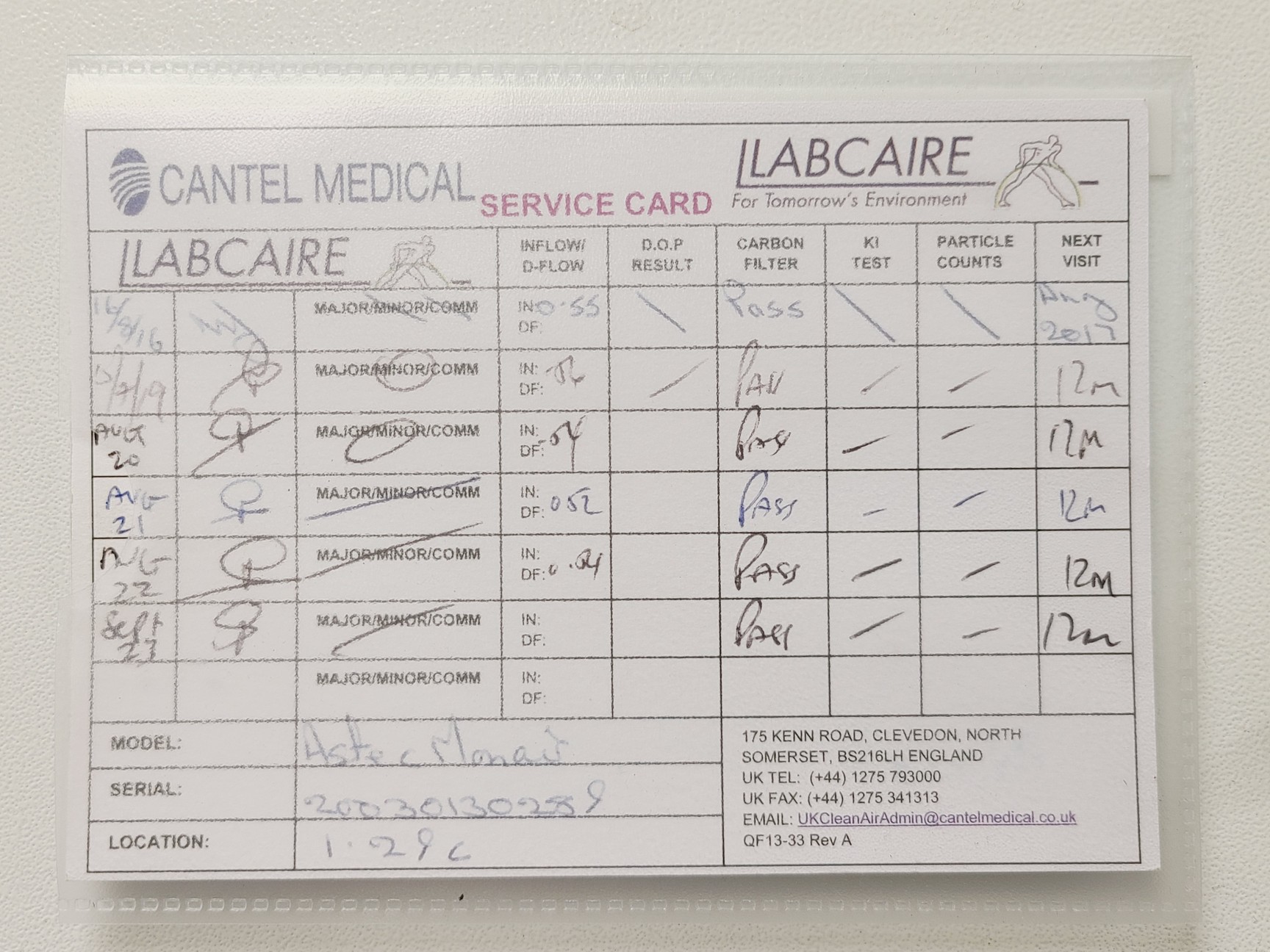 Image of ASTEC Microflow Monair Recirculating Fume Cabinet