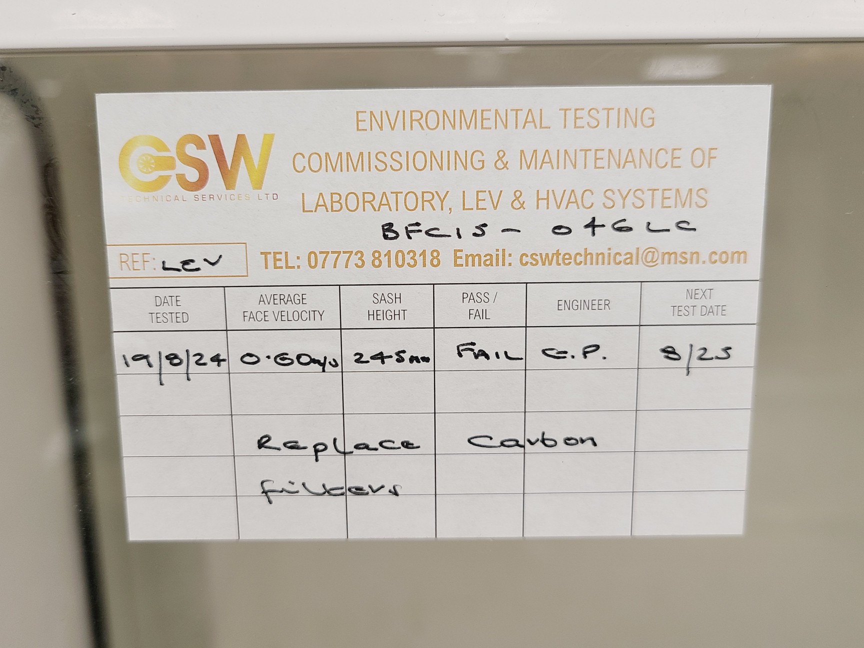 Image of ASTEC Microflow Monair Recirculating Fume Cabinet
