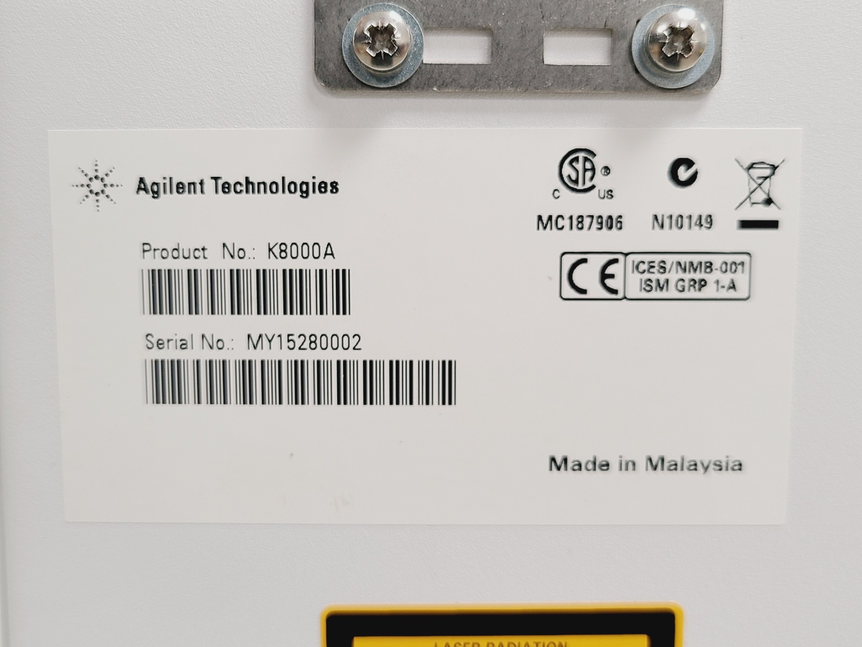 Image of Agilent Technologies Cary 660 FTIR Spectrometer w/ PC Lab
