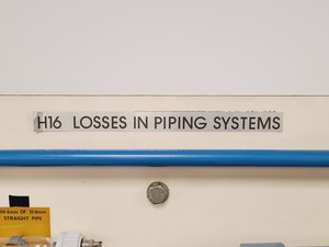 Thumbnail image of TecEquipment Model H16 Losses in Piping Systems