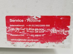 Thumbnail image of Binder BF 240 Forced Convection Incubator