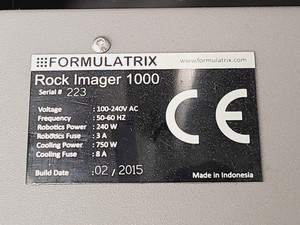 Thumbnail image of Formulatrix Rock Imager 1000 with Double Stacked Cooling System Lab