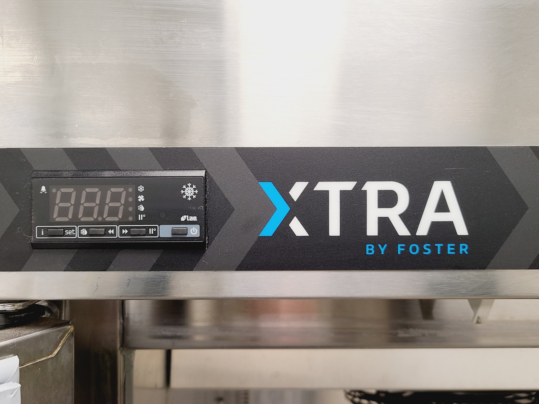 Image of Foster XTRA XR1300L Upright Double Door Stainless Steel Freezer with 22x Trays