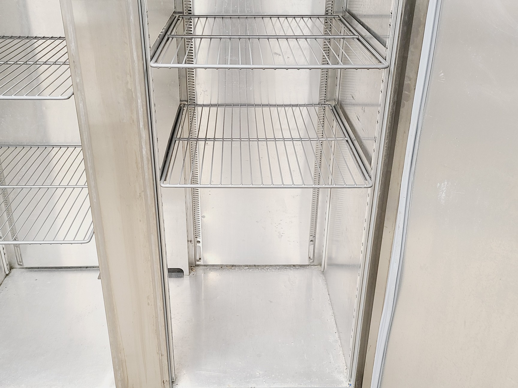 Image of Foster XTRA XR1300L Upright Double Door Stainless Steel Freezer with 22x Trays